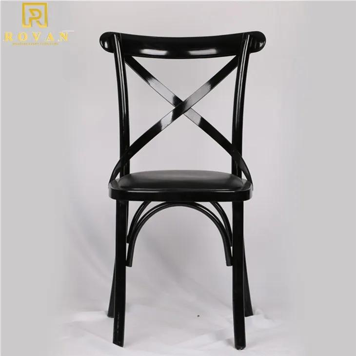 black wooden chair